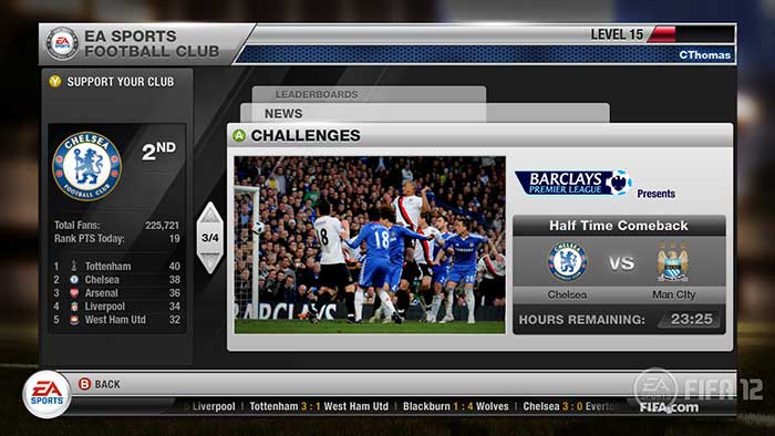 FIFA 12 -  EA Sports Football Club (image 6)