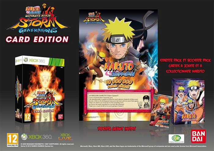 Naruto Shippuden : Ultimate Ninja Storm Generations Card Edition (image 2)