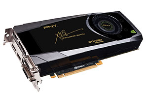 PNY Technologies dévoile son nouveau monstre de gaming,  la première carte graphique Kepler NVIDIA, la GeForce GTX 680.  