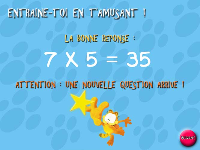 Tables de Multiplication - Garfield (image 6)