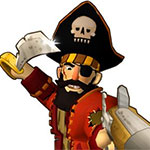 Logo Pirates vs Corsairs - Davy Jones' Gold