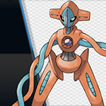 Le Pokémon fabuleux Deoxys proposé aux joueurs des jeux vidéo et du JCC Pokémon