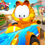 La jaquette et les bonus de Garfield Kart a paraitre sur iOS, Android, PC et Mac a partir du 7 novembre