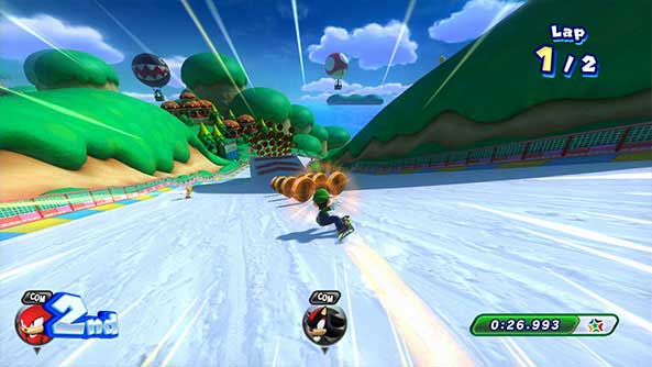 Mario et Sonic aux Jeux Olympiques d'hiver de Sotchi 2014 (image 1)