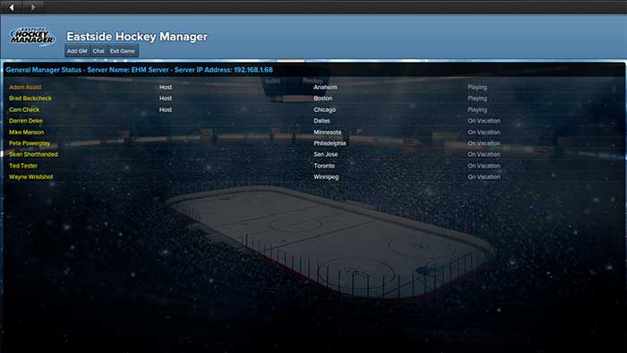 Eastside Hockey Manager (image 1)
