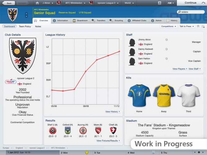 Football Manager 2012 (image 3)