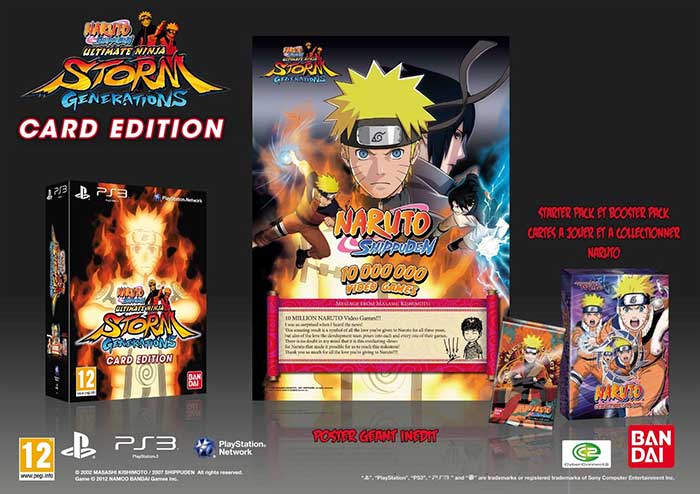 Naruto Shippuden : Ultimate Ninja Storm Generations Card Edition (image 1)