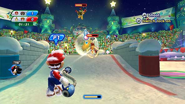 Mario et Sonic aux Jeux Olympiques d'hiver de Sotchi 2014 (image 7)