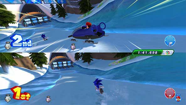 Mario et Sonic aux Jeux Olympiques d'hiver de Sotchi 2014 (image 2)