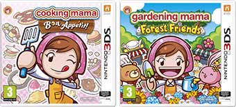 Cooking Mama : Bon Appétit! et Gardening Mama : Forest Friends