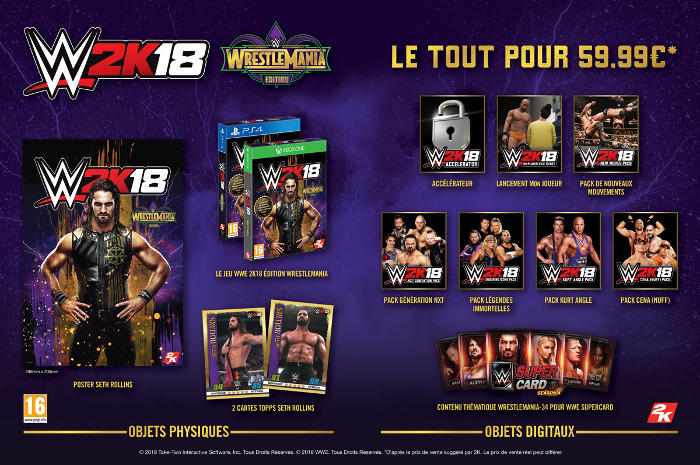 WWE 2K18 : WrestleMania (image 1)