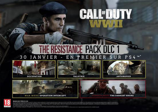 Call of Duty : WWII The Resistance